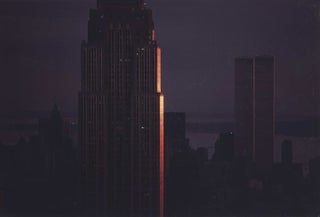 Item #CL195-125 Sunset On Empire State Building, New York. David Moore, 1927–2003 Aust