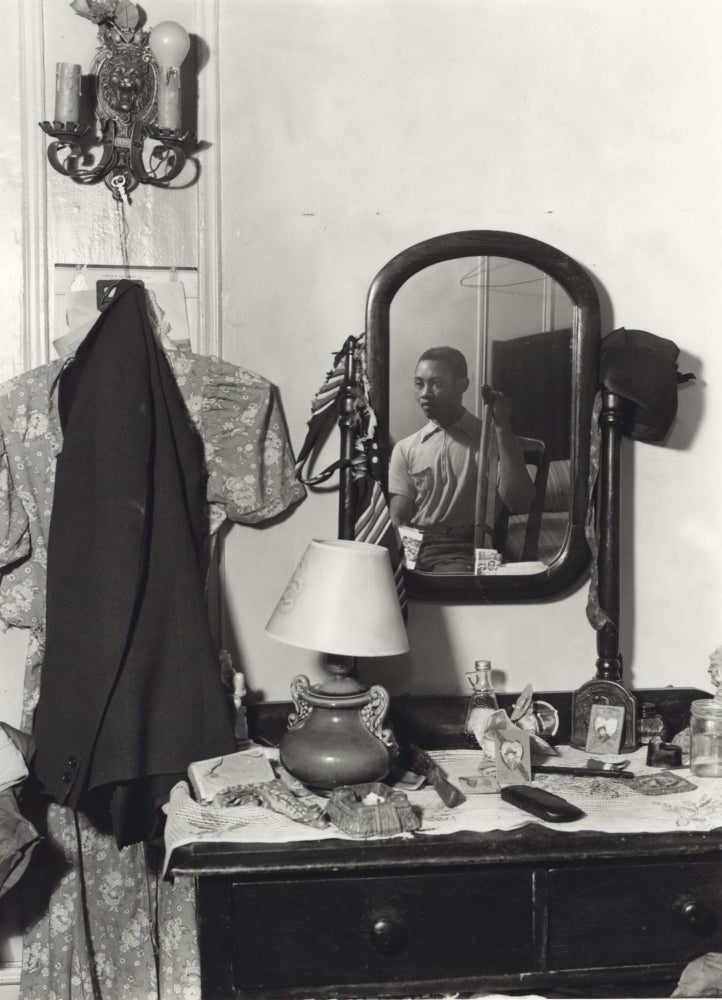Item #CL195-157 Harlem [Man In Mirror]. Aaron Siskind, 1903–1991 Amer.
