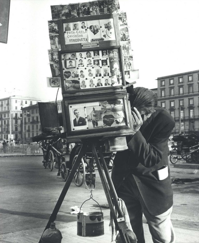 Item #CL195-159 Street Photographer In Naples. Heide Smith, b.1937 German/Aust.