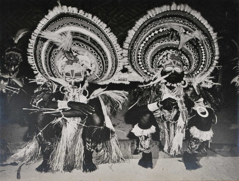 Item #CL195-164 Initiation Dancers, Maprik, New Guinea. Robin Smith, b.1927 NZ/Aust.
