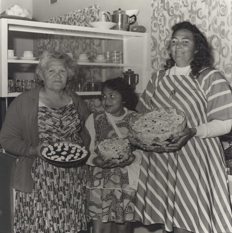 Item #CL195-43 Women And Cakes, Mungindi, NSW. Mervyn Bishop, b.1945 Aust.