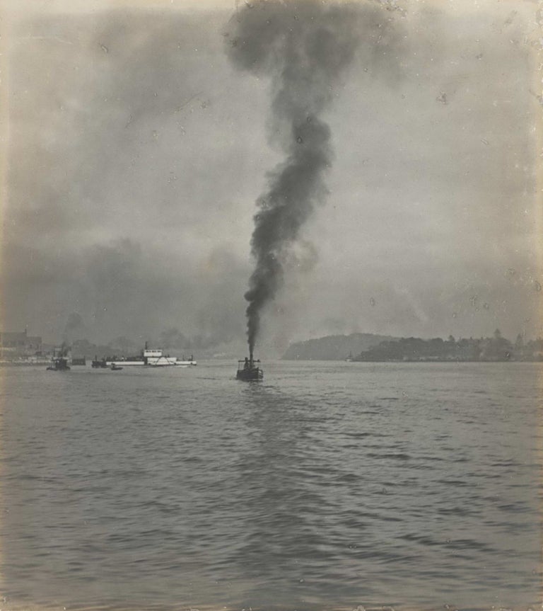 Item #CL195-50 [Steam Rising, Sydney Harbour]. Harold Cazneaux, 1878–1953 Aust.