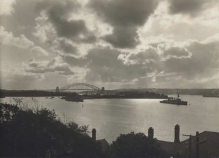 Item #CL195-51 View Of Harbour With Bridge. Harold Cazneaux, 1878–1953 Aust