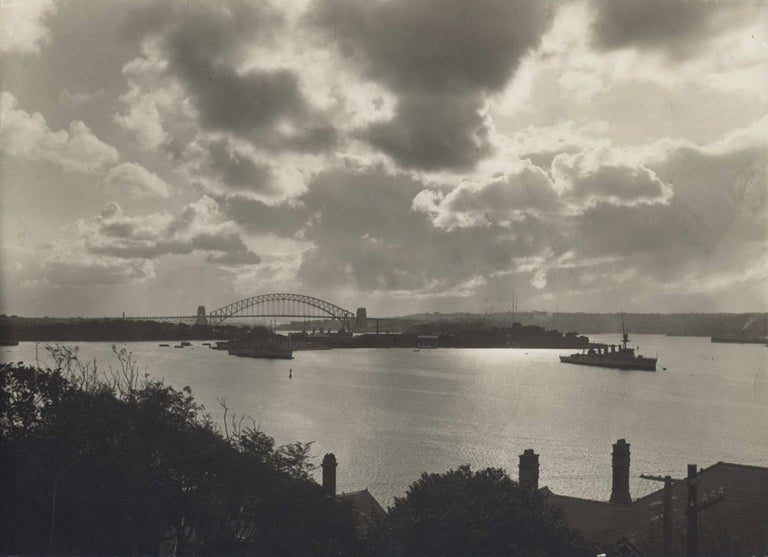 Item #CL195-51 View Of Harbour With Bridge. Harold Cazneaux, 1878–1953 Aust.