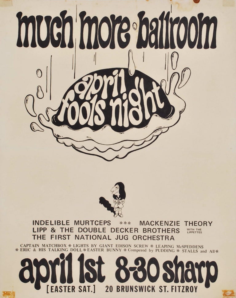 Item #CL197-109 April Fools Night [At] Much More Ballroom. Phil Pinder, 1945–2004 Aust.