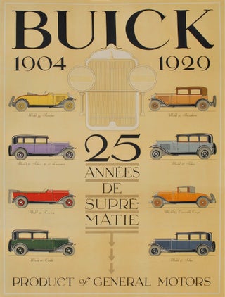 Item #CL197-11 Buick 1904–1929. Product Of General Motors