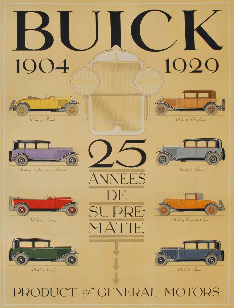 Item #CL197-11 Buick 1904–1929. Product Of General Motors