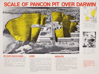 Item #CL197-134 Scale Of Pancon Pit Over Darwin [Anti-Uranium Mining