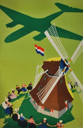 Item #CL197-50 [Celebration At Windmill In Holland