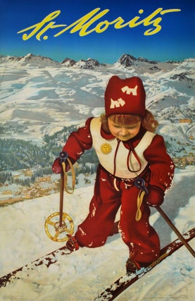 Item #CL197-59 St. Moritz [Skiing, Switzerland