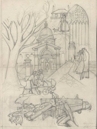 [Study For Painting Of Goulburn, NSW]