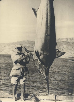 Item #CL198-136 Ernest Hemingway And A Large Marlin