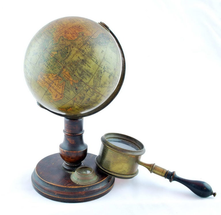 Item #CL198-14 “La Terre” Four-Inch Desktop Globe With Stand