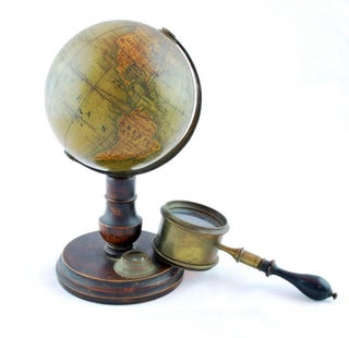“La Terre” Four-Inch Desktop Globe With Stand