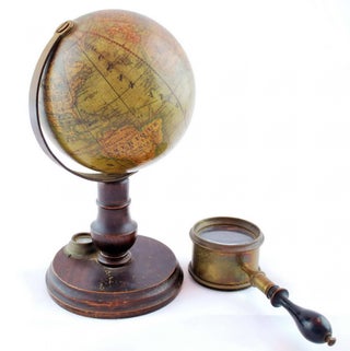 “La Terre” Four-Inch Desktop Globe With Stand