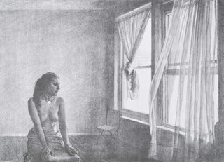 Item #CL198-151 Woman Watching Curtain. Brian Dunlop, 1938–2009 Aust