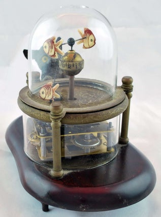 Cat And Fishbowl Clock