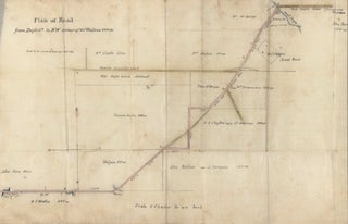 Item #CL198-168 Plan Of Road From Dapto [Creek] To NW Corner Of W.F. Weston’s 500 Acres [NSW