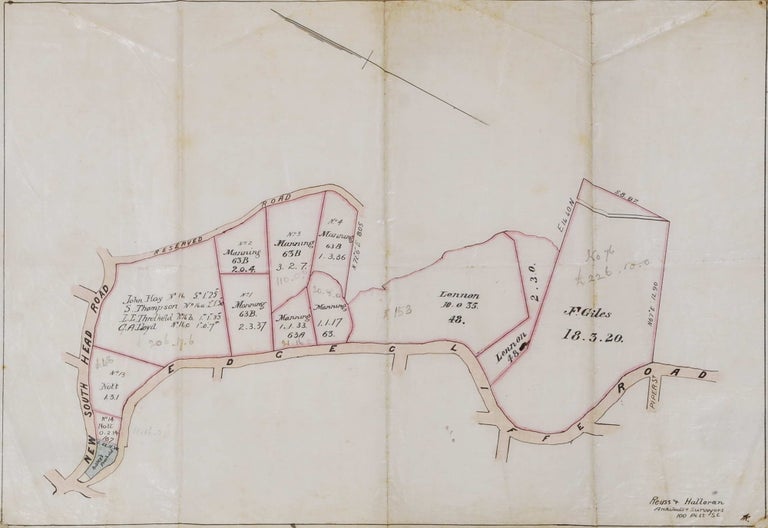 Item #CL198-174 New South Head Road And Edgecliffe [Sic] Road, Woollahra And Double Bay, NSW