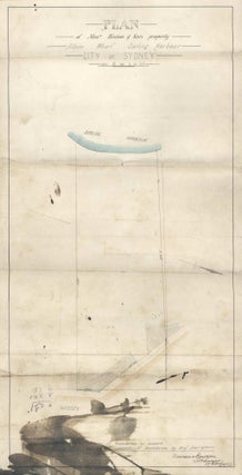 Item #CL198-177 Plan Of Messrs Hinton & See’s Property, Albion Wharf, Darling Harbour,...