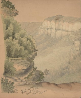 Item #CL198-22 [Views Of The Blue Mountains, NSW]. Rosalie Ann Thorne, 1850–1927 Aust