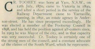 Toohey And Welby Family, And Port Kembla Property Development [NSW]