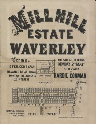 Item #CL198-29 Mill Hill Estate, Waverley [NSW