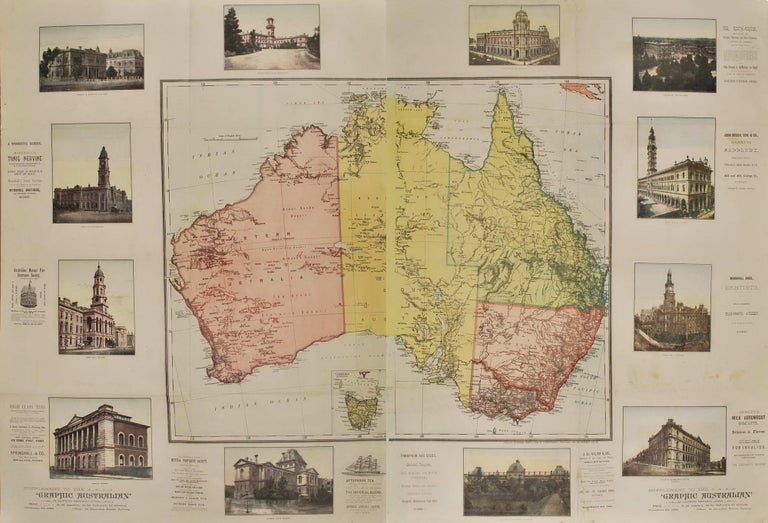 Item #CL198-32 Supplement To “The Graphic Australian” [Map Of Australia]