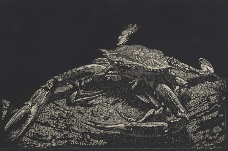 Item #CL199-105 The Crab. Lionel Lindsay, 1874–1961 Aust.