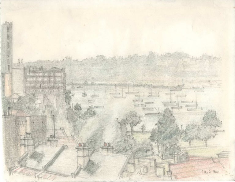 Item #CL199-118 [Sydney Foreshore, Rushcutter’s Bay, NSW]. Sydney Ure Smith, 1887–1949 Aust.