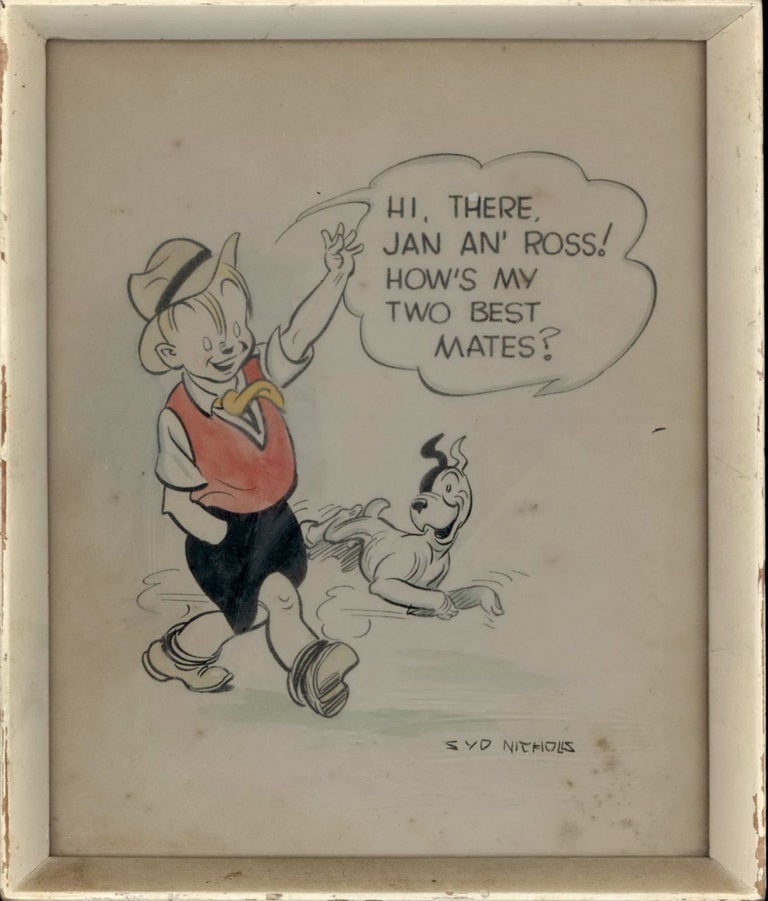 Item #CL199-121 Fatty Finn And Pal The Dog. Syd Nicholls, 1896–1977 Australian.