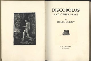 Item #CL199-126 Discobolus And Other Verse [Book]. Lionel Lindsay, 1874–1961 Aust