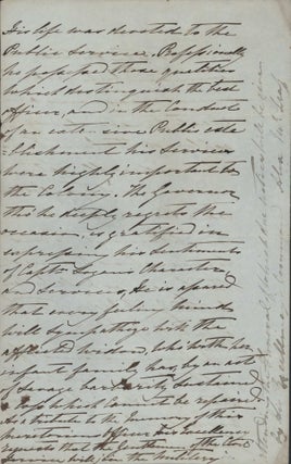 The Assassination Of Captain Patrick Logan, Commander Of Moreton Bay Penal Colony [Letter By Alexander McLeay, Colonial Secretary]