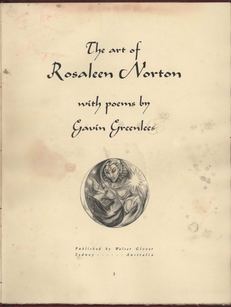 Item #CL199-144 The Art Of Rosaleen Norton: With Poems By Gavin Greenlees [Book]