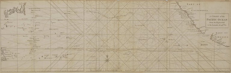 Item #CL199-5 A Chart Of The Pacific Ocean From The Equinoctial To The Latitude Of 39 ½d. No.