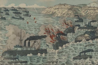 Item #CL199-64 Der Japanische Angriff Bei Port Arthur [The Japanese Attack At Port Arthur,...