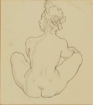 Item #CL199-85 [Seated Female Nude]. Norman Lindsay, 1879–1969 Aust