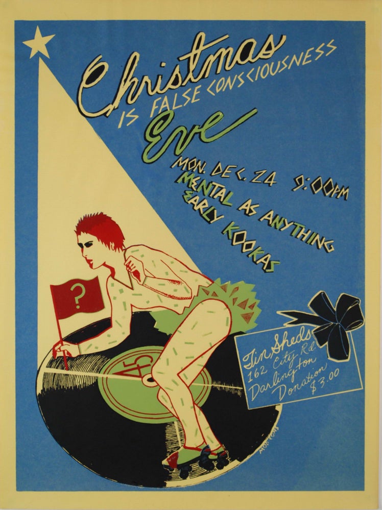 Item #CL200-115 Christmas Is False Consciousness Eve. Mental As Anything. Early Kookas [Bands]