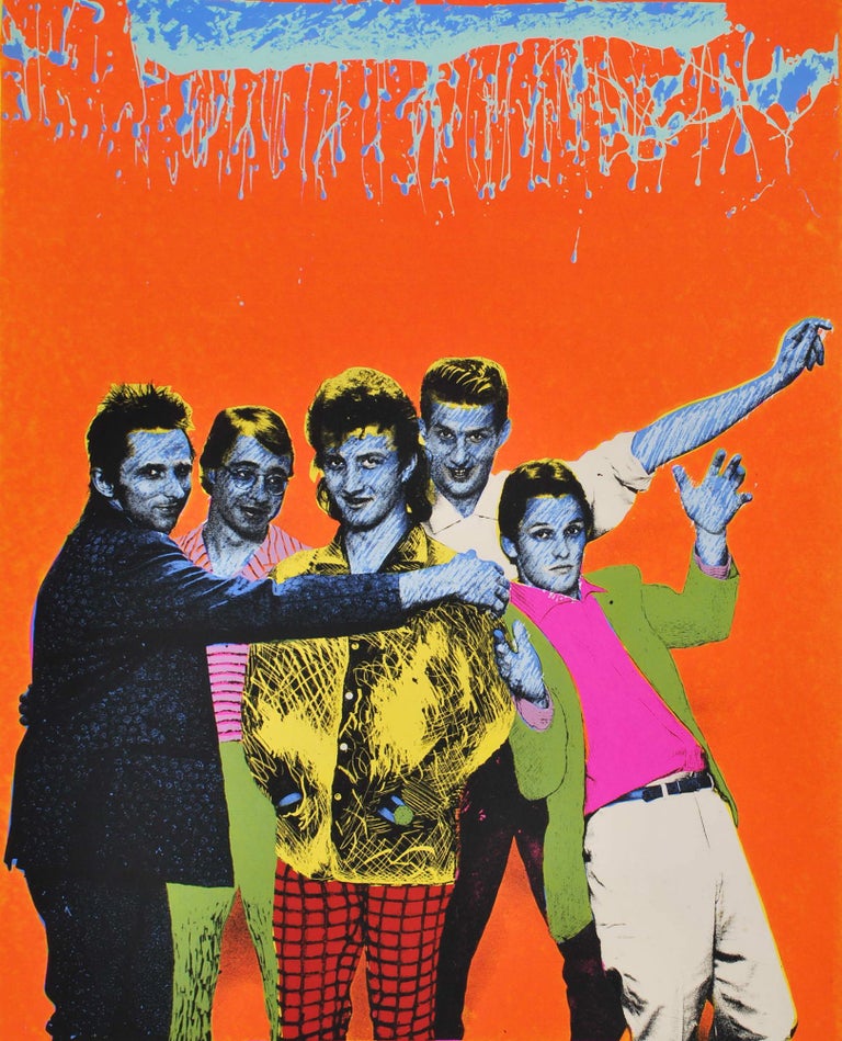 Item #CL200-116 “Get Wet.” Mental As Anything [Band]. Paul Worstead, b.1950 Aust.