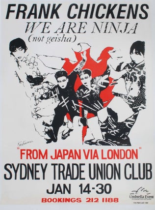 Item #CL200-119 Frank Chickens. We Are Ninja (Not Geisha) [Australian Tour
