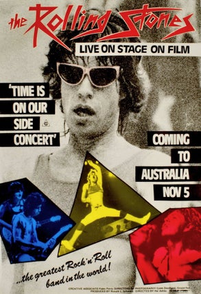 Item #CL200-128 The Rolling Stones Live On Stage On Film [Band