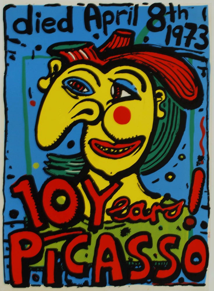 Item #CL200-129 10 Years! Picasso. Michael Bell, b.1959 Aust.