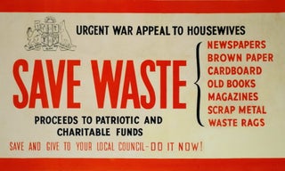 Item #CL200-34 Save Waste [NSW War Appeal