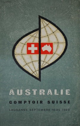 Item #CL200-57 Australie. Comptoir Suisse. Gordon Andrews, 1914–2001 Australian