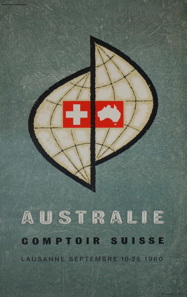 Item #CL200-57 Australie. Comptoir Suisse. Gordon Andrews, 1914–2001 Australian.