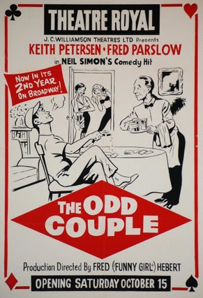 Item #CL200-71 “The Odd Couple”, Theatre Royal [Play