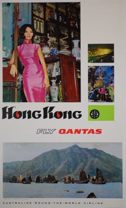 Item #CL200-94 Hong Kong. Fly Qantas