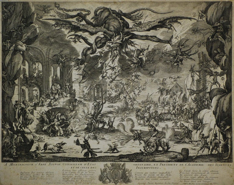 Item #CL201-1 La Tentation De Saint Antoine. After Jacques Callot, c1592–1635 French.