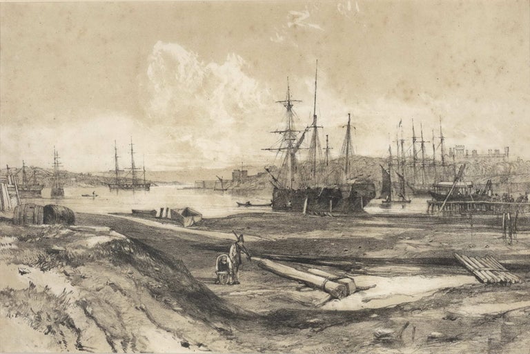 Item #CL201-10 “Sydney Illustrated” [Views Of Sydney Harbour]. John Skinner Prout, 1805–1876 Brit.