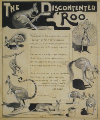 Item #CL201-20 “The Discontented ‘Roo” [Poem]. Harry Garlick, 1878–1910 Aust